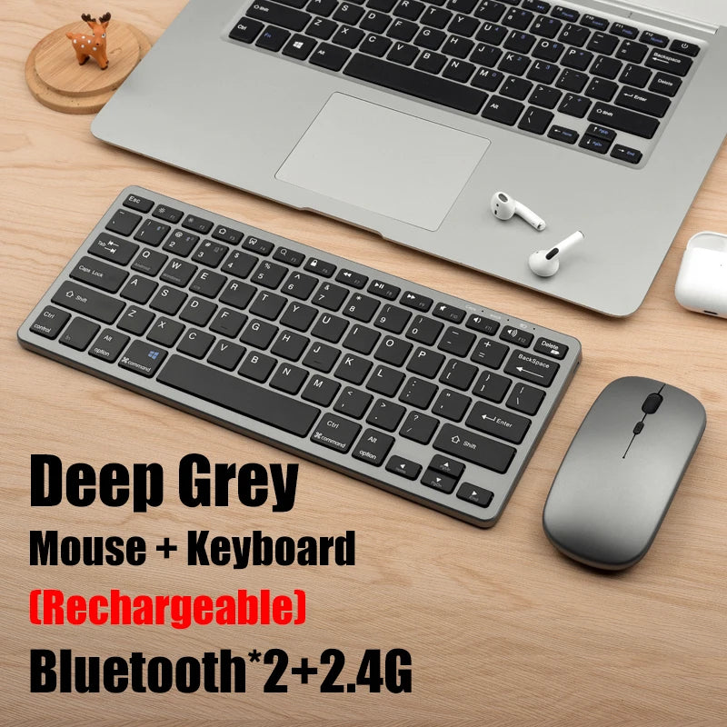 Ensemble clavier et souris sans fil Focus Flow – Combo fin Bluetooth + 2,4 G
