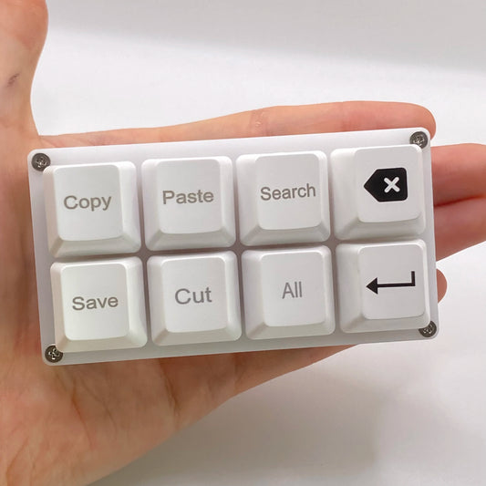 Focus Tap Macro Pad – Clavier de raccourcis à 8 touches pour des flux de travail accélérés