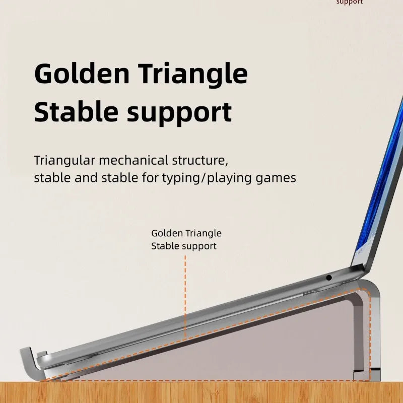 Focus Rest Laptop Stand – Support pliable en aluminium pour ordinateurs portables et tablettes