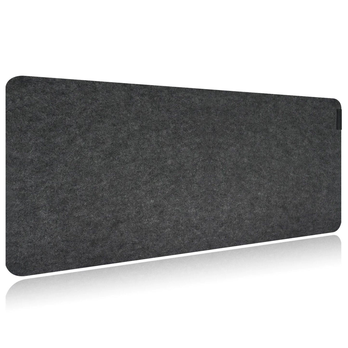 Tapis de bureau Focus Field – Tapis de souris étendu gris foncé