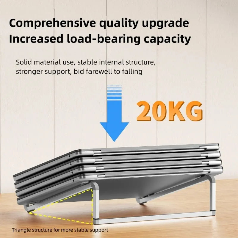 Focus Rest Laptop Stand – Support pliable en aluminium pour ordinateurs portables et tablettes