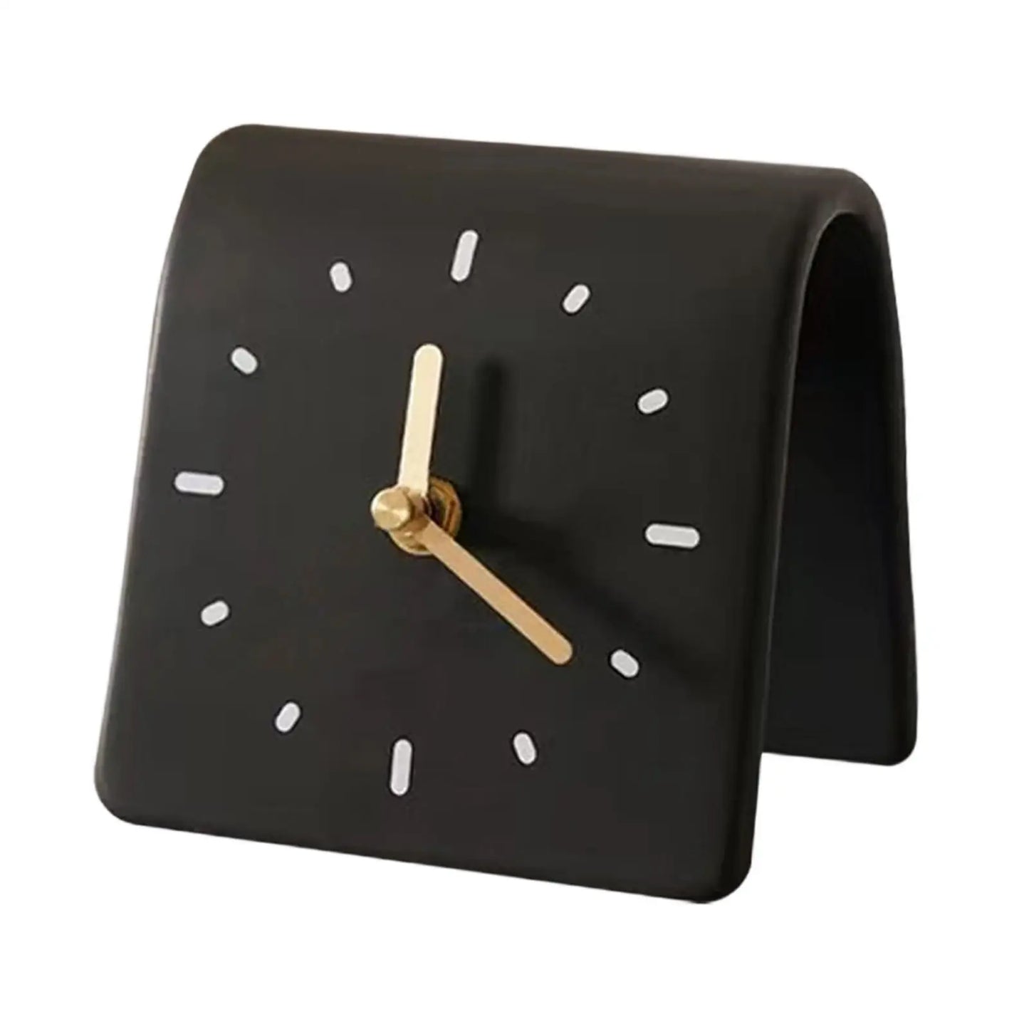 Horloge de bureau Focus Time – Horloge de cheminée silencieuse et minimaliste pour espaces de travail modernes
