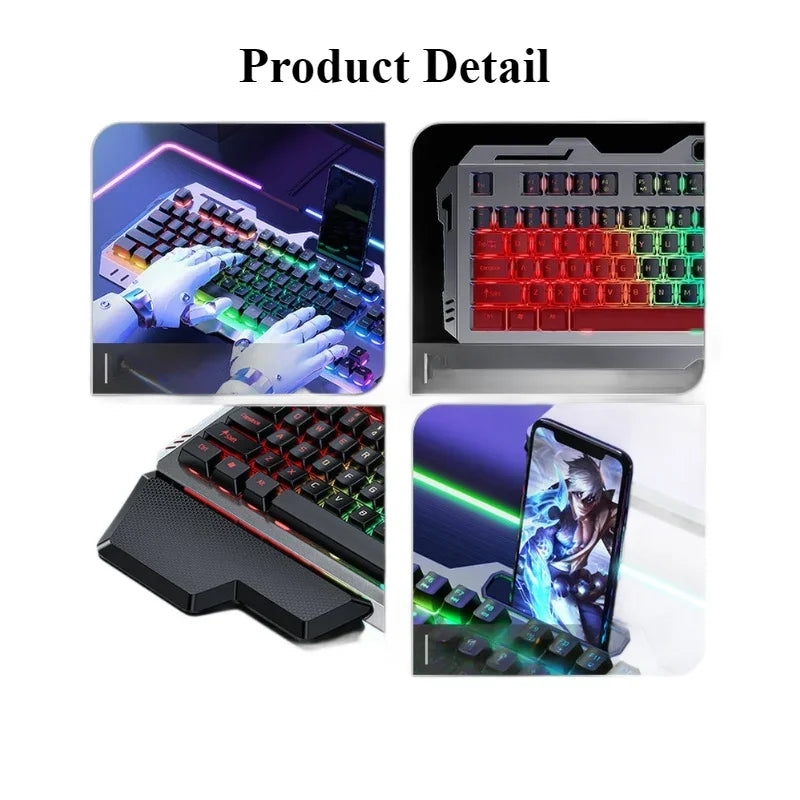 Clavier RVB Focus Pulse – Clavier de jeu à sensation mécanique avec repose-poignet