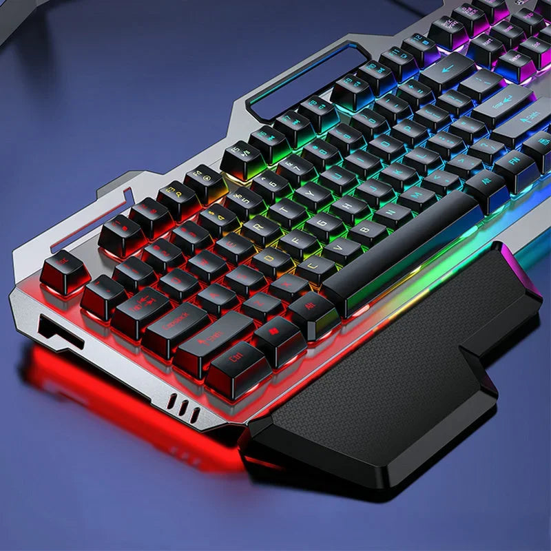 Clavier RVB Focus Pulse – Clavier de jeu à sensation mécanique avec repose-poignet