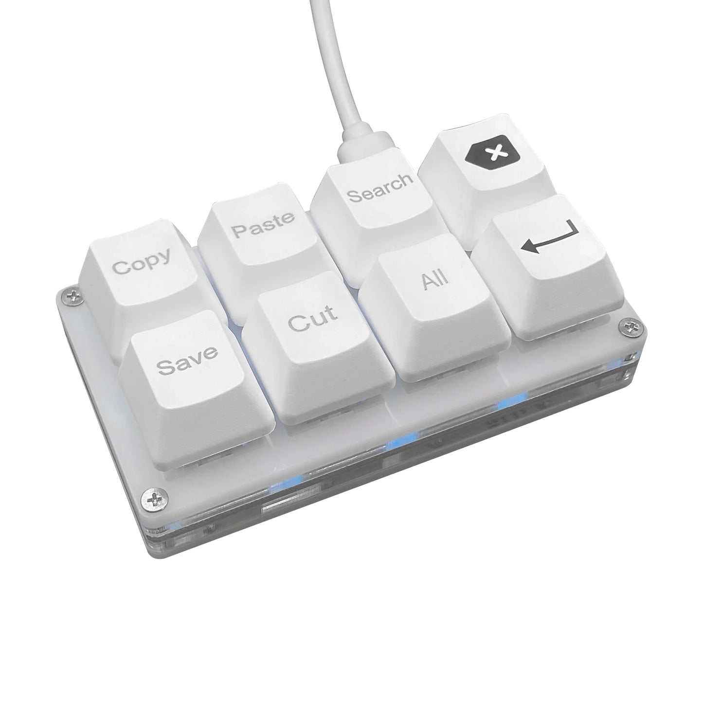 Focus Tap Macro Pad – Clavier de raccourcis à 8 touches pour des flux de travail accélérés