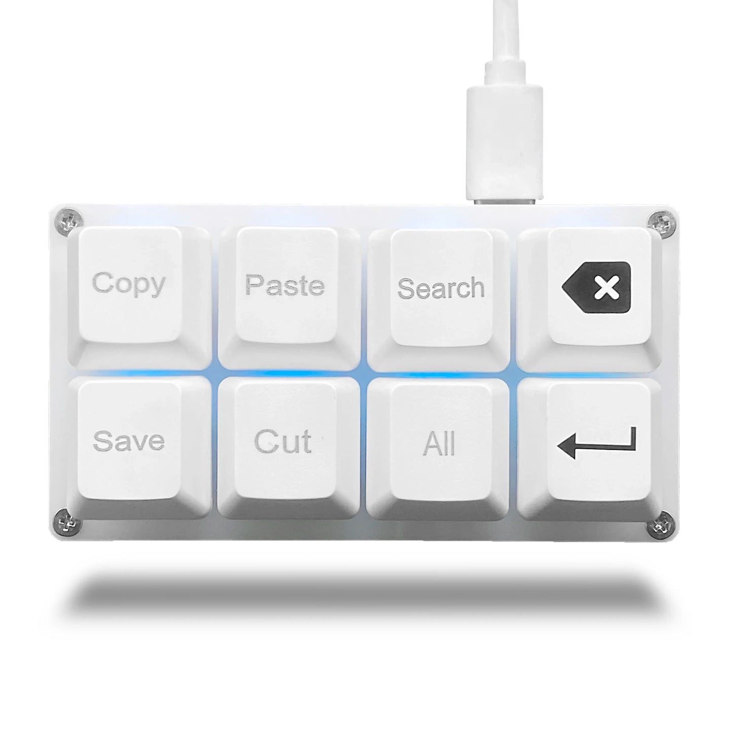Focus Tap Macro Pad – Clavier de raccourcis à 8 touches pour des flux de travail accélérés