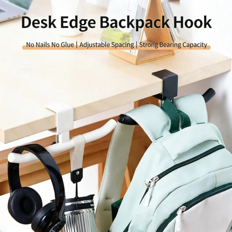 Support de bureau Focus Hook – Crochet latéral à pince pour sacs et casques