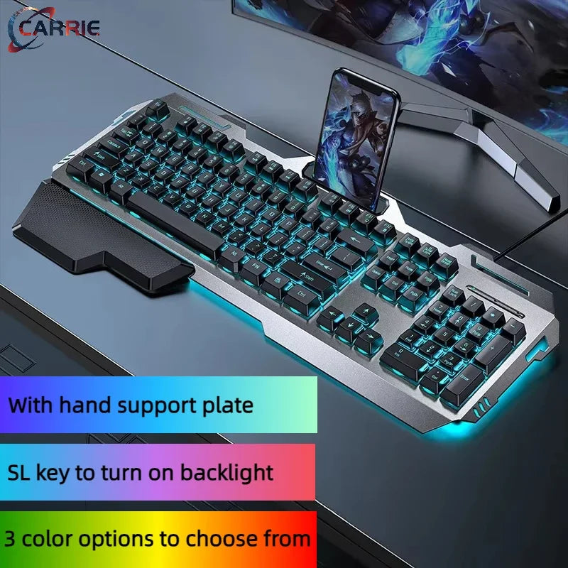 Clavier RVB Focus Pulse – Clavier de jeu à sensation mécanique avec repose-poignet