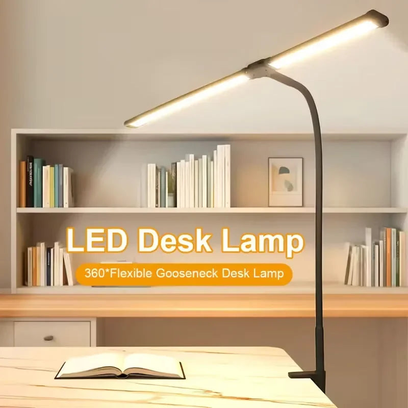 Éclairage de moniteur Focus Line – Lampe de bureau LED à pince avec faisceau dimmable pour la protection des yeux